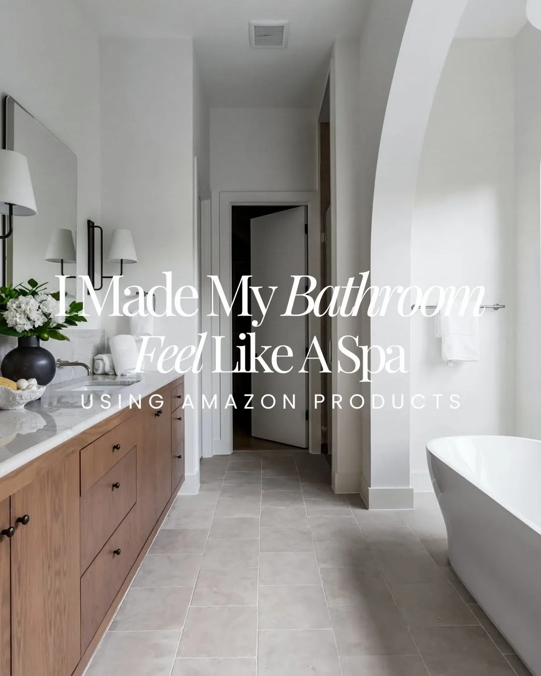 I didn’t set out to turn my bathroom into a spa, but here we are.
It started with a few small upgrades and turned into a space that actually feels calm, elevated, and somewhere I want to spend time instead of rush through. Soft lighting, warm towels, and little details that make everyday routines feel more intentional.
Swipe through for the subtle changes that made the biggest difference — proof you don’t need a full renovation to completely change the vibe.
Comment SPA for links sent straight to your messages

Bathroom Upgrade
Spa-Inspired Bathroom
Amazon Finds
LinkDM *074*