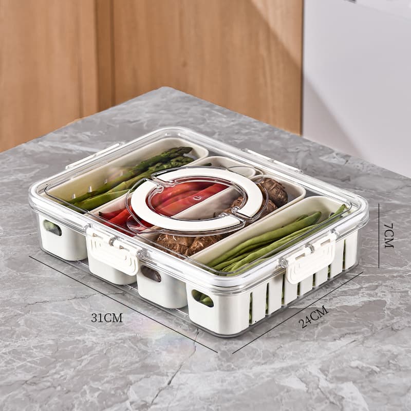 Portable Divided Serving Organizer - alternate view